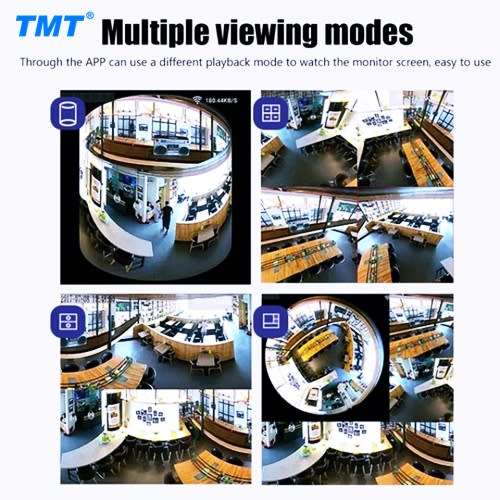 360° Panoramic Light Bulb WiFi Camera | E27 Screw